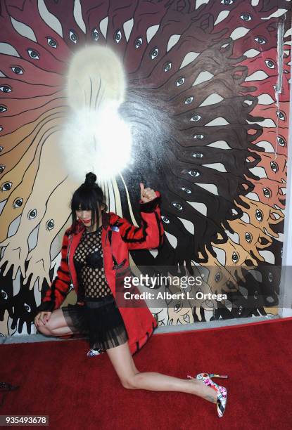 Actress Bai Ling attends The Launch Of The Institute For Transformational Thinking held at Mystic Journey Crystal Gallery on March 17, 2018 in...