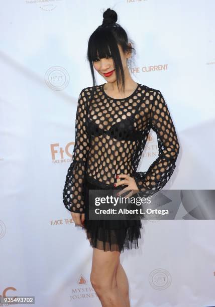 Actress Bai Ling attends The Launch Of The Institute For Transformational Thinking held at Mystic Journey Crystal Gallery on March 17, 2018 in...