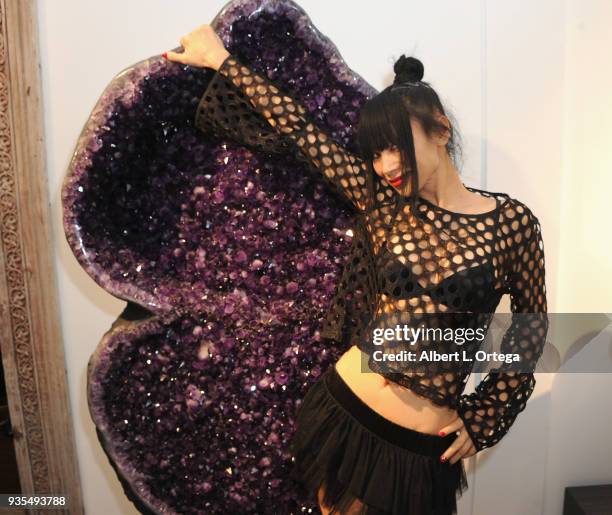 Actress Bai Ling attends The Launch Of The Institute For Transformational Thinking held at Mystic Journey Crystal Gallery on March 17, 2018 in...