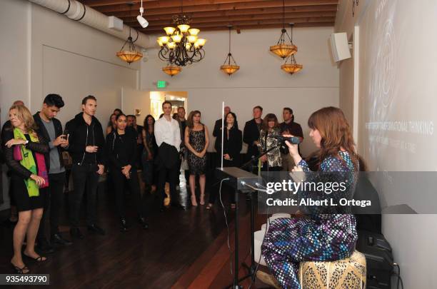 Atmosphere at The Launch Of The Institute For Transformational Thinking held at Mystic Journey Crystal Gallery on March 17, 2018 in Venice,...