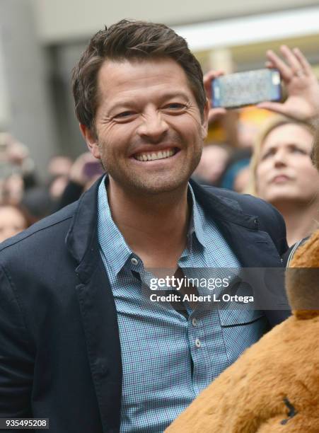 Actor Misha Collins attends The Paley Center For Media's 35th Annual PaleyFest Los Angeles - "Supernatural" held at Dolby Theatre on March 20, 2018...