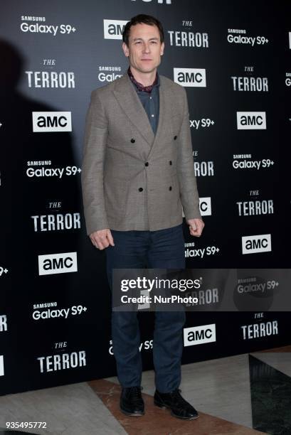 Tobias Menzies attends 'The Terror' AMC serie premiere in Madrid on March 20, 2018