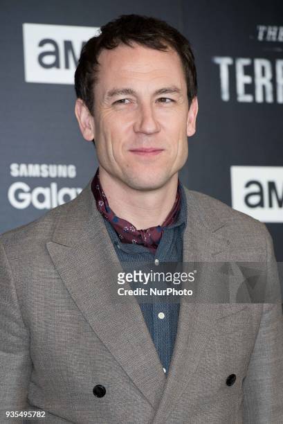 Tobias Menzies attends 'The Terror' AMC serie premiere in Madrid on March 20, 2018