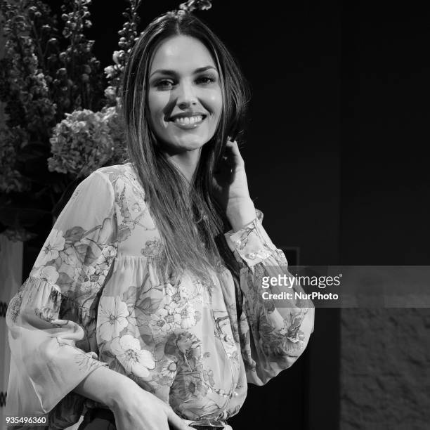 The model Helen Lindes attends the presentation of 'No hay trabajo igual' by DODOT in Madrid. Spain. March 20, 2018