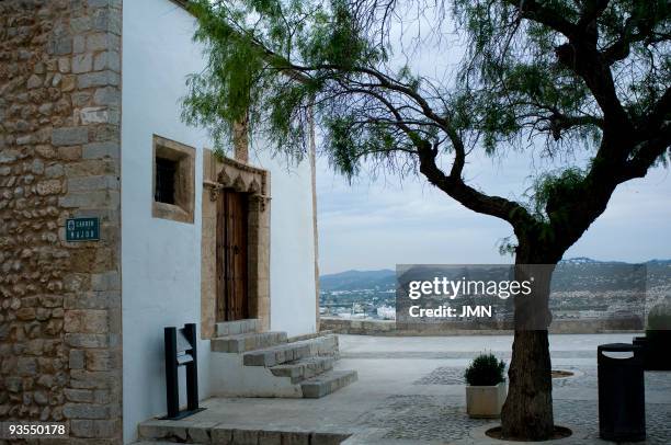 Gothic building of the Curia in the Upper Town Dalt Vila, Ibiza , Balearic Islands, Spain, May 2008.