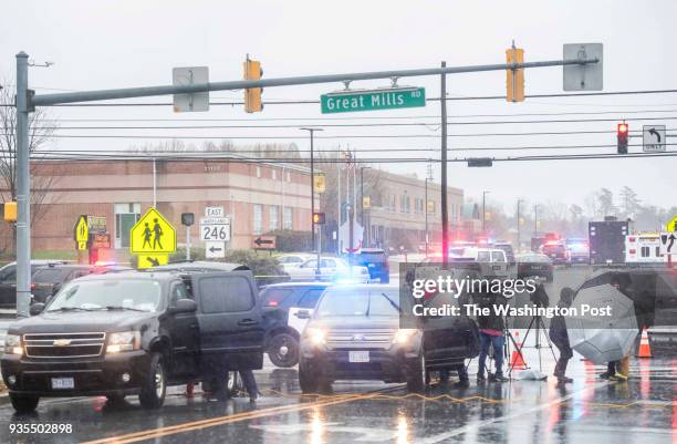 At this point the gunman is dead and two people are in critical condition after a shooting at Great Mills High School in southern Maryland, as...