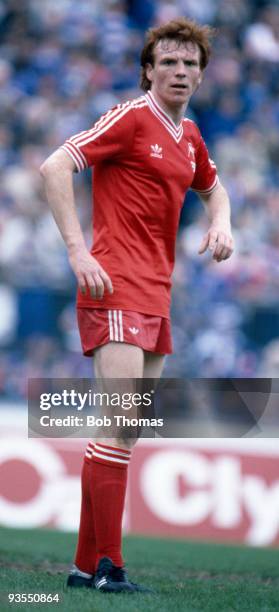 Alex McLeish of Aberdeen during the Scottish FA Cup Final against Glasgow Rangers held at Hampden Park, Glasgow on 22nd May 1982. Aberdeen won 4-1...