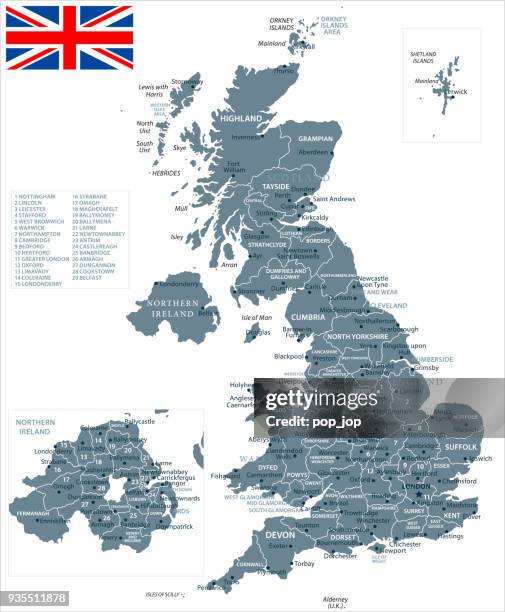 illustrations, cliparts, dessins animés et icônes de 30 - royaume uni - gris isolé 10 - bristol angleterre