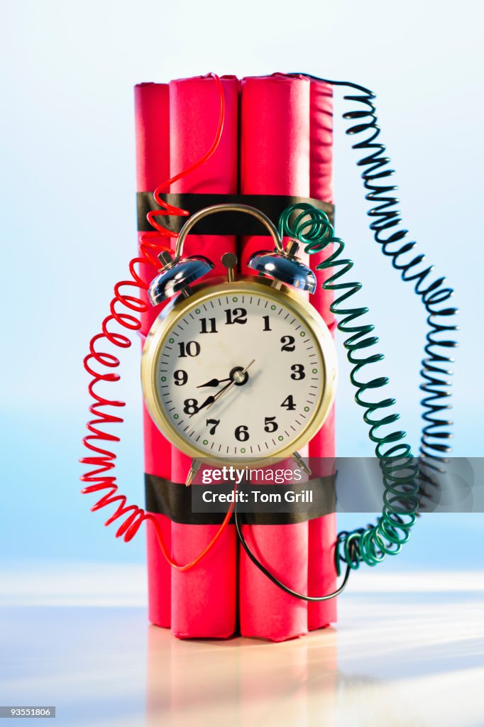 Time Bomb Work Time Bomb On White Background High-Res Stock Photo - Getty Images