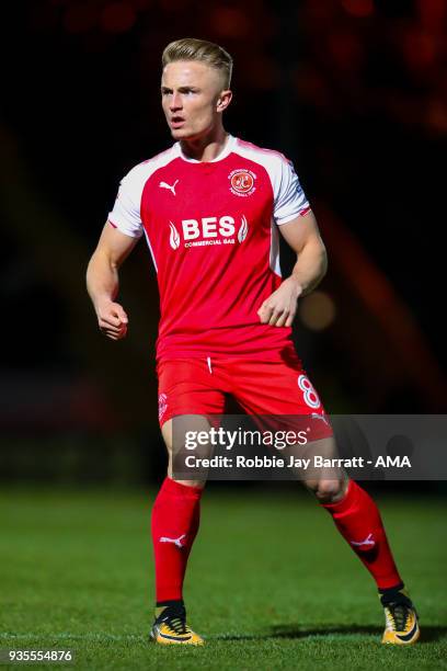 Kyle Dempsey of Fleetwood Town during the Sky Bet League One match between Rochdale and Fleetwood Town at Spotland Stadium on March 20, 2018 in...