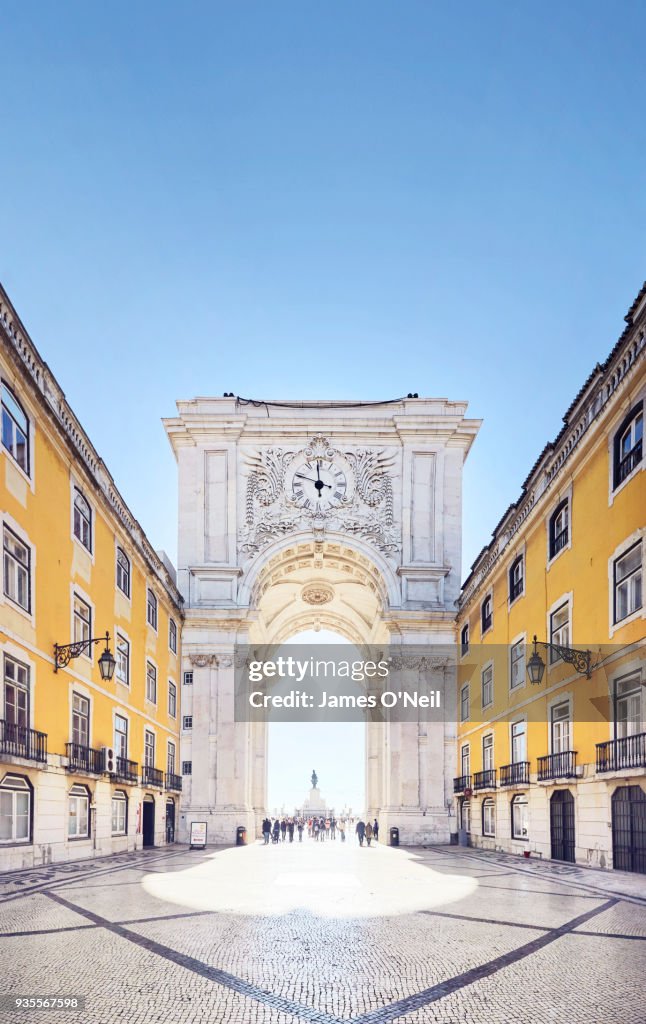 The Arco da Rua Augusta, Lisbon, Portugal