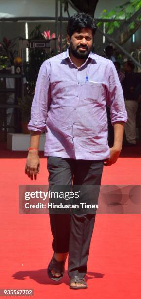 Omparkash Kadu during the budget session at Vidhan Bhavan, on March 20, 2018 in Mumbai, India.