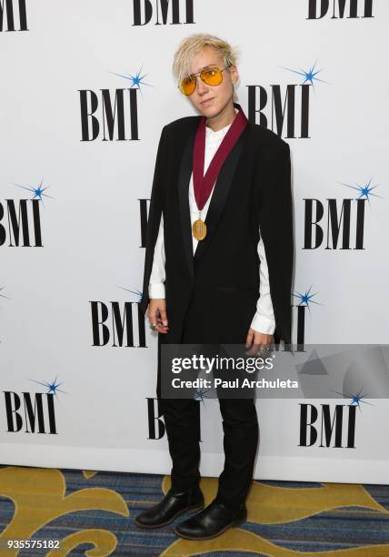 Recording Artist Pambo attends the 25th annual BMI Latin Awards at the Beverly Wilshire Four Seasons Hotel on March 20, 2018 in Beverly Hills,...