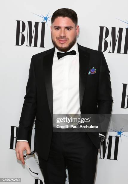 Musician Teto Fuerza de TiJuana attends the 25th annual BMI Latin Awards at the Beverly Wilshire Four Seasons Hotel on March 20, 2018 in Beverly...
