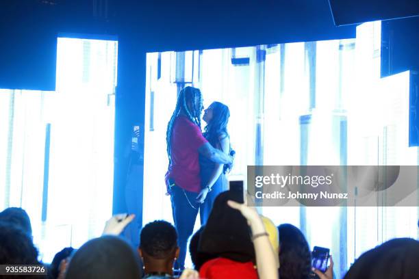 Ty Dolla $ign and Lauren Jauregui perform at Irving Plaza on March 20, 2018 in New York City.