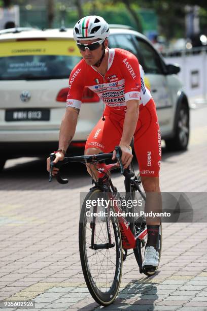 Manuel Belletti of Androni Giocattoli-Sidermec Italy warms up during Stage 4 of the Le Tour de Langkawi 2018, Dungun-Pekan 183.8 km on March 21, 2018...