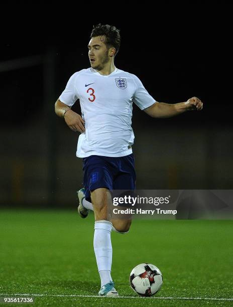 Dan Jones of England C during the C International match between Wales and England at Jenner Park on March 20, 2018 in Barry, Wales.