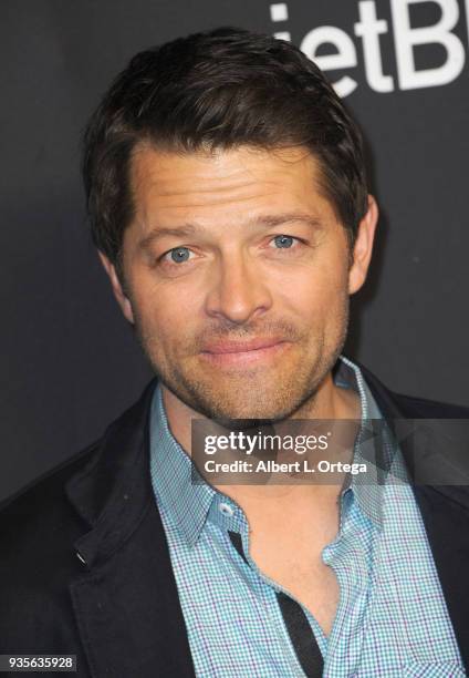 Actor Misha Collins attends The Paley Center For Media's 35th Annual PaleyFest Los Angeles - "Supernatural" held at Dolby Theatre on March 20, 2018...