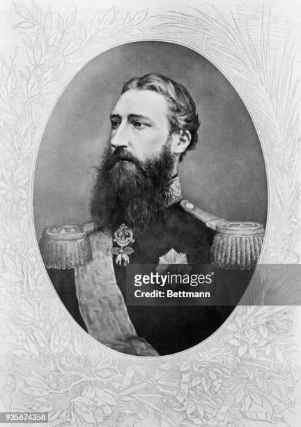 Leopold II, founder of the Belgium Empire on the Congo.