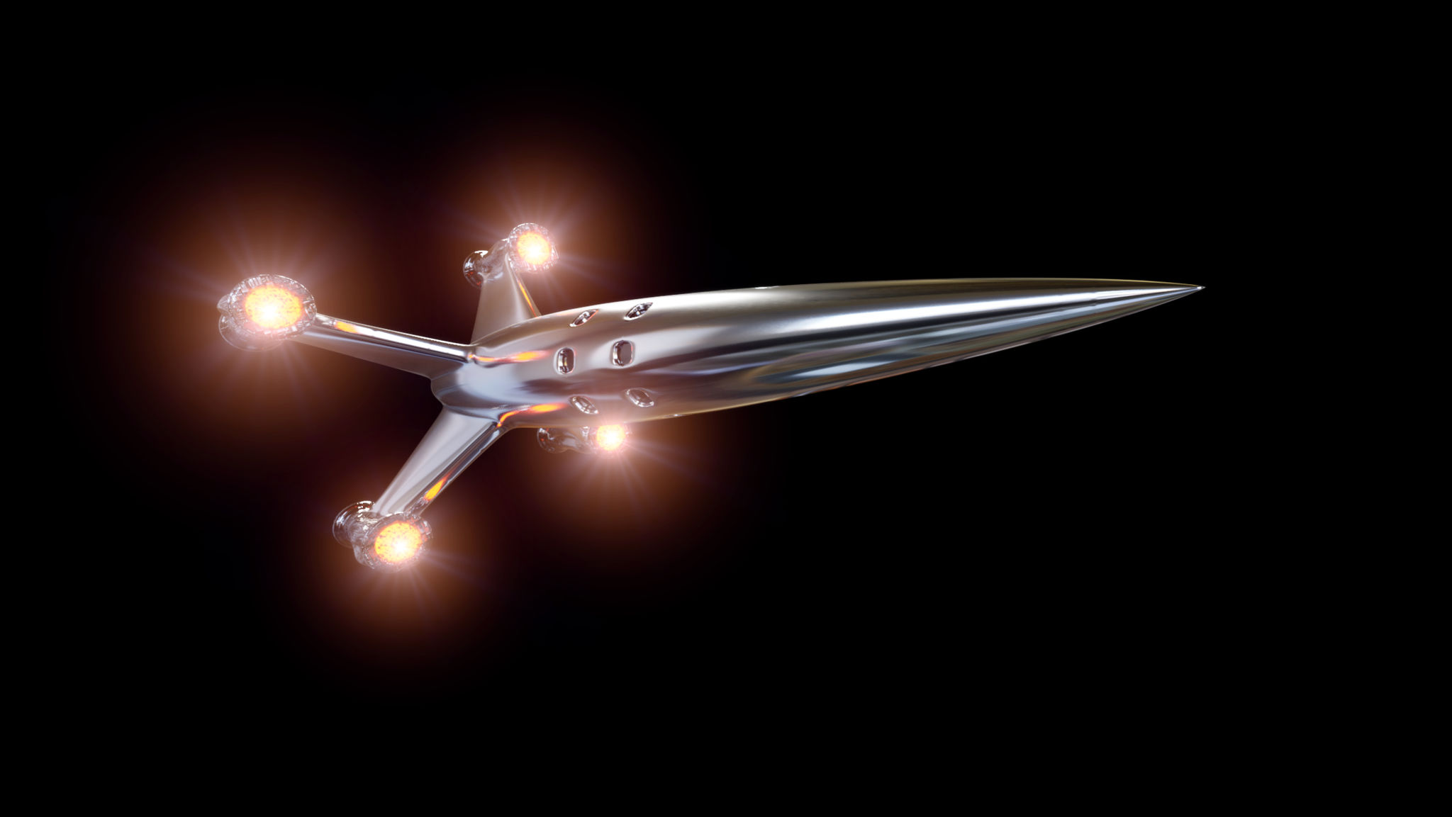 spaceship, shiny rocket flying into outer space (3d illustration isolated on black background) spaceship, shiny rocket flying into outer space (3d illustration isolated on black background)