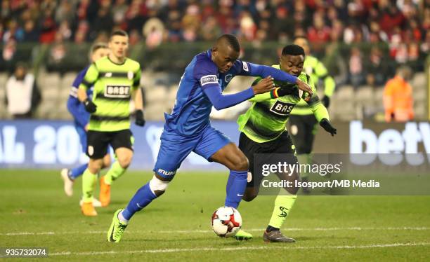 Brussels , Belgium / Croky Cup Final : Krc Genk v Standard de Liege / "nAlly SAMATTA - Collins FAI"nBelgian Cup Final"nPicture Vincent Van Doornick /...