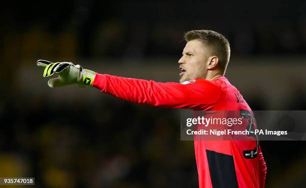 Reading goalkeeper Anssi Jaakkola