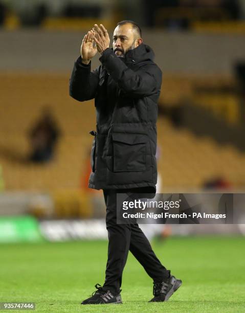 Wolverhampton Wanderers manager Nuno Espirito Santo