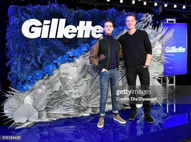 Gillette, guest host Justin Hartley and men's style influencer Adam Gallagher share the top grooming trends of 2018 with a declaration that "one...