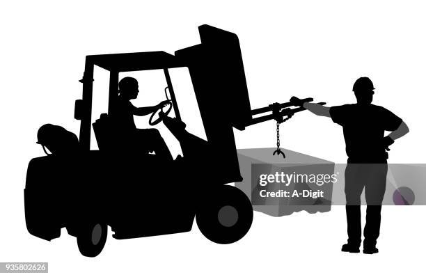 concrete city working slacker - construction worker white background stock illustrations