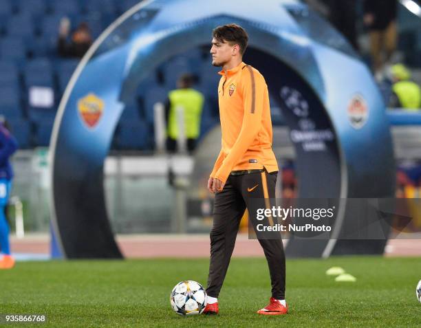 Cengiz Under during the Champions League football match A.S. Roma vs Shakhtar Donetsk at the Olympic Stadium in Rome, on march 13, 2018.