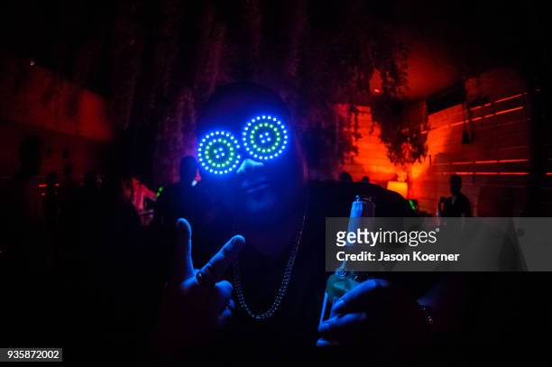 Fans attend Miami Music Week - Mau5trap at Treehouse on March 20, 2018 in Miami, Florida.