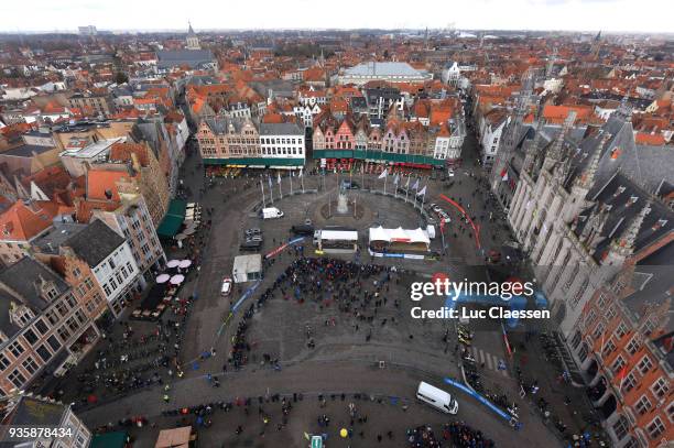 Landscape / Start / Brugge / City / during the 42nd 3 Days De Panne 2018 a 202,4km race from Brugge to De Panne on March 21, 2018 in De Panne,...