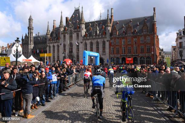 Landscape / Bruges/ Peloton / Fans / Public / during the 42nd 3 Days De Panne 2018 a 202,4km race from Brugge to De Panne on March 21, 2018 in De...