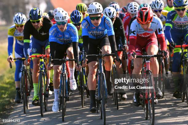 Zico Waeytens of Belgium and Team Verandas Willems-Crelan / Wout Van Aert of Belgium and Team Verandas Willems-Crelan / during the 42nd 3 Days De...