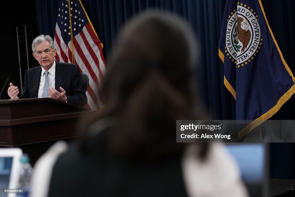 Federal Reserve Chair Jerome Powell Holds News Conf. On Interest Rate Decision