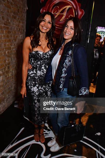 Melanie Sykes and Lisa Snowdon attend The Perfumer's Story evening of Scentsory delights hosted by Aures London & Azzi Glasser at Sensorium on March...