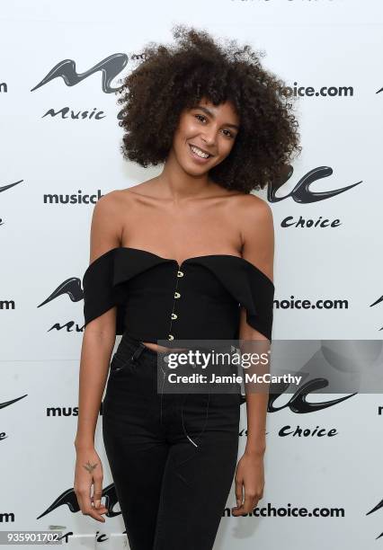 Arlissa visits Music Choice at Music Choice on March 21, 2018 in New York City.