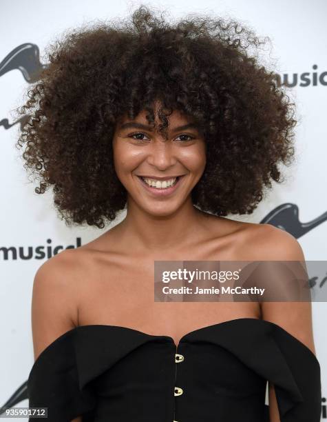 Arlissa visits Music Choice at Music Choice on March 21, 2018 in New York City.