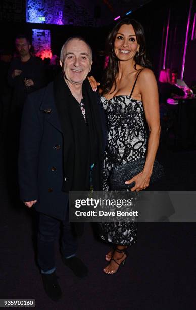 Tony Robinson and Melanie Sykes attend The Perfumer's Story evening of Scentsory delights hosted by Aures London & Azzi Glasser at Sensorium on March...