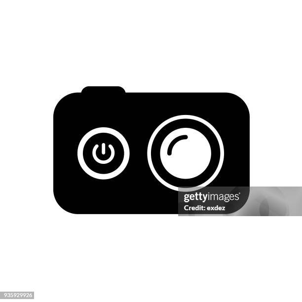 action camera icon - go pro stock illustrations
