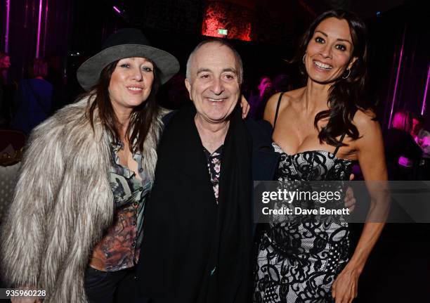 Debbi Clark, Tony Robinson and Melanie Sykes attend The Perfumer's Story evening of Scentsory delights hosted by Aures London & Azzi Glasser at...