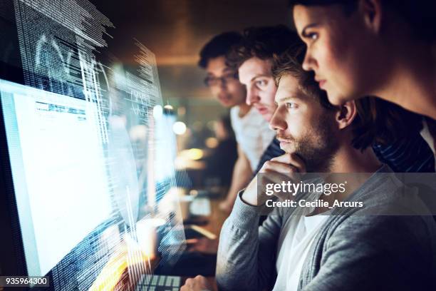 het bedenken van een logisch en functionele code - people coming of age purify with icy water in tokyo stockfoto's en -beelden