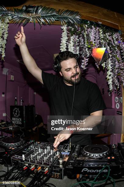 Performs during Miami Music Week - Mau5trap at Treehouse on March 20, 2018 in Miami, Florida.