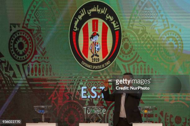 South African footballer Mark Fish during The draw of the group stage of Total CAF Champions League and 2nd 1/16th round of the Total CAF...
