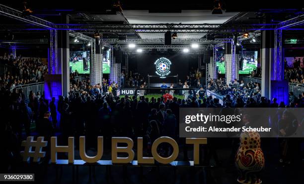 General view during the Match of Friendship by Hublot at Baselworld on March 21, 2018 in Basel, Switzerland.