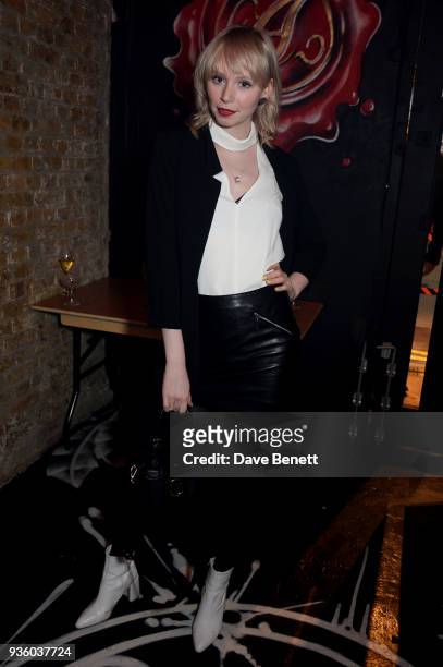 Ivy Mae attends The Perfumer's Story evening of Scentsory delights hosted by Aures London & Azzi Glasser at Sensorium on March 21, 2018 in London,...