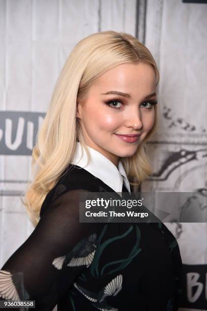 Dove Cameron visits Build at Build Studio on March 21, 2018 in New York City.