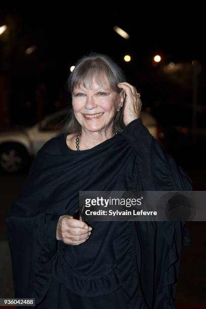 Marina Vlady attends opening ceremony during Valenciennes Film Festival on March 21, 2018 in Valenciennes, France.