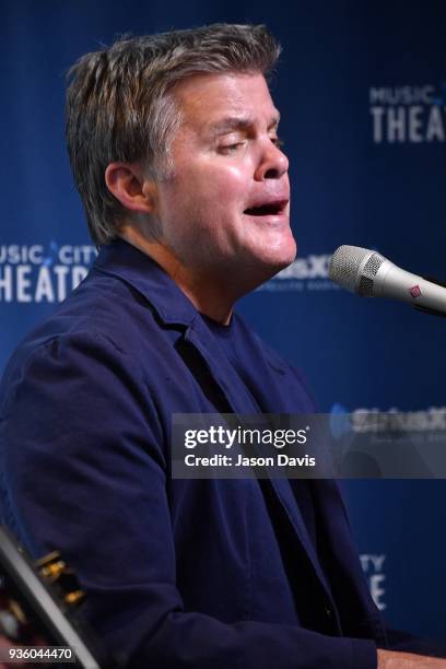 Recording Artist Richie McDonald of The Frontmen performs at SiriusXM Nashville Studios at Bridgestone Arena on March 21, 2018 in Nashville,...