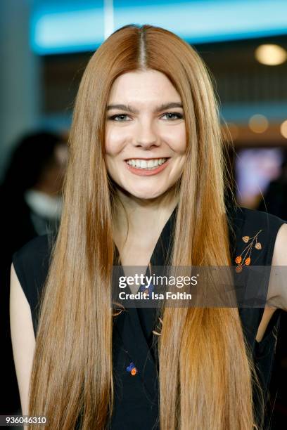 Candidate Klaudia Giez during the 'jerks' premiere at Zoo Palast on March 21, 2018 in Berlin, Germany.